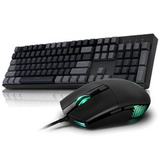 앱코 HACKER 다크그레이 믹스 PBT 키캡 레인보우 LED 기계식키보드 청축 K3000 + 마우스 A660 3360센서, K3000(키보드), A660(마우스), 키보드(블랙), 마우스(블랙)