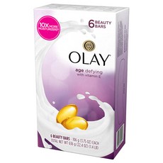 올레이 모이스춰 아웃래스트 에이지 디파잉 뷰티 비누, 106g, 6개