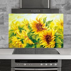 주방아트보드해바라기