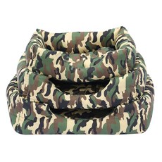  Dr.Mini 고양이 앤 강아지 밀리터리 둥지 방석 3p, 그린 