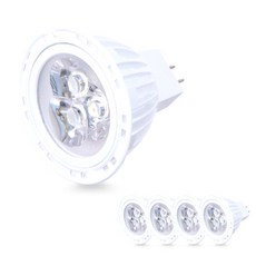 씨티오 LED MR16 램프 3W 5p, 주광색(형광등색), 5개