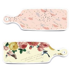 로엠디자인 서빙 도마보드 2p ParisRose 세트, ParisRose, 패턴자국, 1세트
