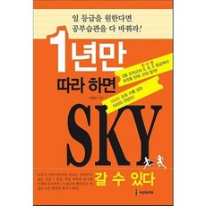 1년만 따라 하면 SKY 갈 수 있다