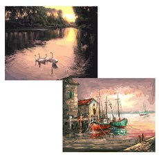실사출력숲속그림