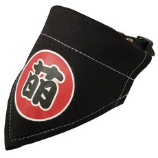 펫코디 니폰풍 반려동물 스카프 XL, 블랙(4), 1개