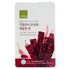 올가 직화구이 돈육포 매콤한맛, 50g, 1개