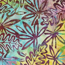 모다 본파이어 BATIKS COLLECTION 정글 패브릭원단, 레인보우