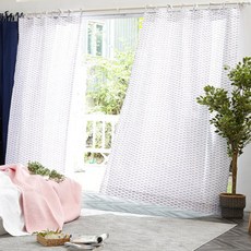 린넨자수커튼