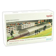 HERPA Replica 1/500 Inter City Express Station HE520201DI 火車站停車圖, 1個