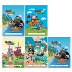 Fullcolors 남아용 뜯어쓰는 동화종합장, 랜덤 발송, 5개입
