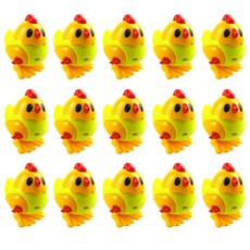 Toy Well 發條玩具雞 15p, 黃色的