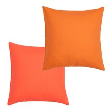 오렌지쿠션커버