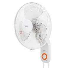 이노크아든 16형 벽걸이 선풍기 화이트/오렌지 투톤컬러, IA-W160