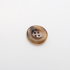 HR빅버튼 에너지 단추 15mm, 선다크베이지, 8개 - 피죤단추