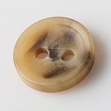 HR빅버튼 아고라 단추 21mm, 베이지, 12개입