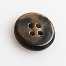 HR빅버튼 안단테 단추 15mm, 다크브라운, 12개입