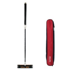 한결 로터리식 게이트볼 2단 줌 스틱 HG-2525, 블랙