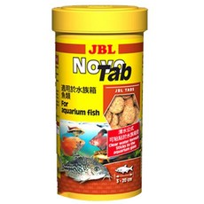 JBL 노보 텝 열대어 테블릿 사료, 250ml, 1개