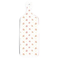 로엠디자인 양면 디자인 서빙도마, 미트레드 + 훈색나팔꽃화이트, 1개