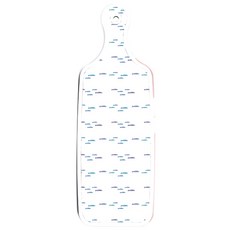 로엠디자인 양면 디자인 서빙도마, 미트레드 + 파스텔물고기떼, 1개