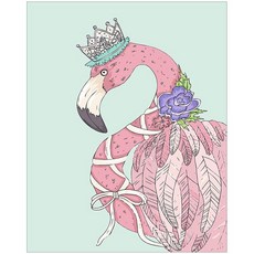 아이러브페인팅 DIY 명화그리기 40 x 50 cm, 러블리 플라망고, 1개