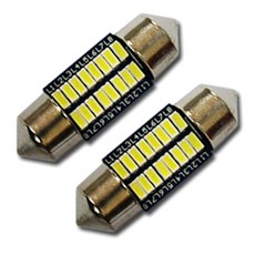 렉서스 맥스파워 광 16LED 실내등 캔버스타입 무극성 31mm, 혼합 색상, 2개입