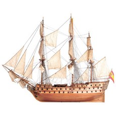 ArtesaniaLatina複製品1/90聖胡安戰艦1765木製船模型 ATS228601, 1個