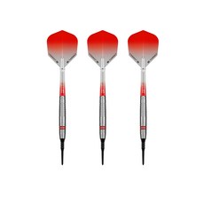 타켓 소프트배럴 Colours 2017 Red 18g 케이스포함 16g 다트샤프트, 혼합 색상, 3개입