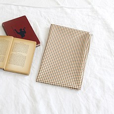 대일컴퍼니 대연방수원단 스몰체크709 패브릭원단, 브라운