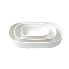 보울보울 국산 레트로라인 오발볼 3p세트, 밀크화이트, 1세트