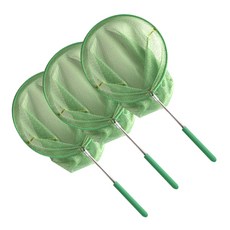 고운물 스테인레스 접이식 대형 곤충뜰채 초록