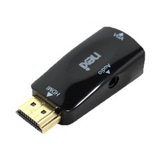 넥시 HDMI TO VGA 컨버터 오디오지원, NX-GHV04 - vga디빅스