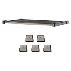 티볼리 와이드 뱀부 서랍장 상단커버 + 하단받침대 5p 다크브라운, 1세트