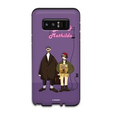 그래비 레옹과 마틸다 네온 샤이닝 슬라이드 카드 범퍼 휴대폰케이스