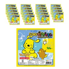 칼라팬시 부비 500 단면색종이 15매, 15색, 20개입