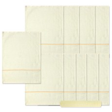 송월타월 뱀부 핸드 수건 35g 연노랑 10p + 컬러세면34 수건 76g 면사, 노랑, 1세트
