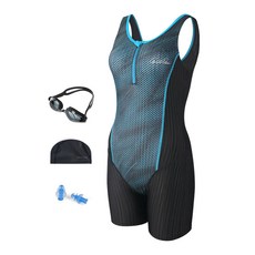 아놀드파마 여성용 반전신 선수용 실내 원피스수영복 4종 세트 APF-R108K