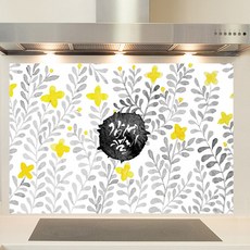 샤이니아트 주방아트보드 꽃잎수채화04, 1개