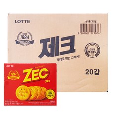 롯데제과 제크, 100g, 20개입