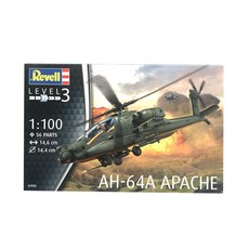 Revell 1:100 AH-64A 阿帕奇直升機 RVG0425 塑料模型, 1個