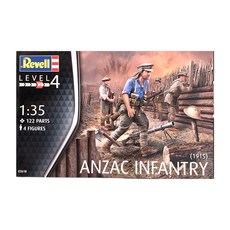 Revell 1:35 ANZAC Infantry 1915 Plastic Infantry, 1套