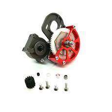 TFL Alloy Center Main Gearbox /POM 56T Metal13T Gears Assembly RC기어박스, R/BK, 1세트