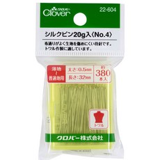 CLOVER 珠針 20g No.4 22-604, 混色, 1個