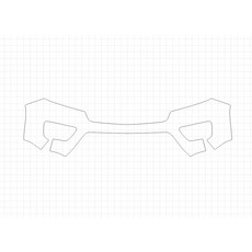 헥시스 쉐보레 콜로라도 WT 2018 PVC PPF 보호필름 차량용 가드용품, 01. BUMPER, 1개