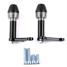 SEP 모터사이클 튜닝 부품 야마하 R3/R25 호환 알루미늄 CNC 프레임 슬라이더 GY MP0505, 1세트