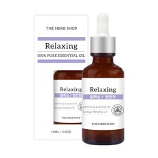 더허브샵 블렌딩 에센셜오일 15ml, 릴렉싱