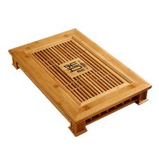 명장 아격 대나무 다탁 PJ915 소 45.5 x 30 x 7.3 cm, 혼합 색상, 1개