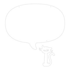 쿠 홈 인테리어 메모판 MO85 걸이형 화이트, 아크릴