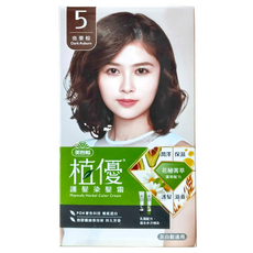美吾髮植優 護髮染髮霜, 5亮栗棕, 1盒