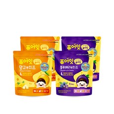 퓨어잇 내이브로 망고엔치즈 2p + 블루베리엔치즈 2p, 16g, 1세트, 망고치즈, 블루베리치즈